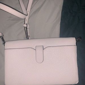 White Michael Kors Crossbody Mini Bag